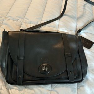 Coach leather handbag